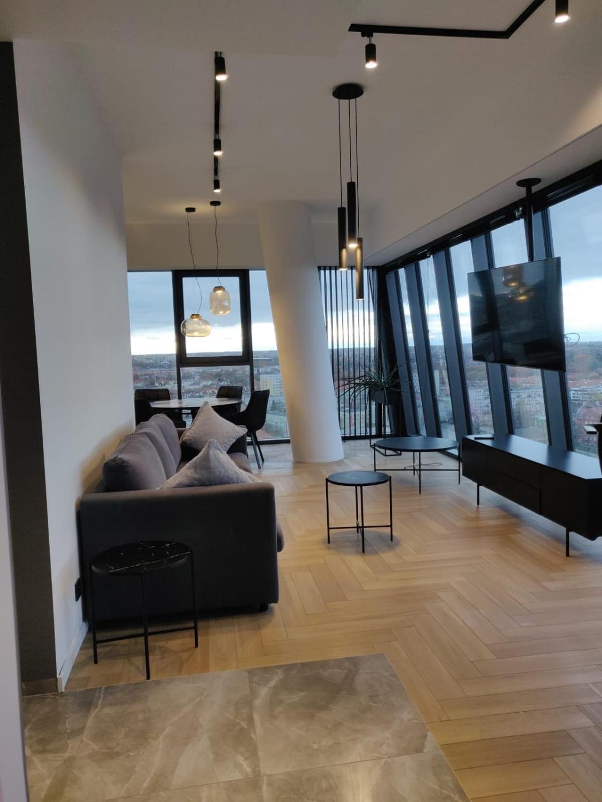 Hanza Tower Szczecin Sky Apart 18Th Floor A Διαμέρισμα Εξωτερικό φωτογραφία